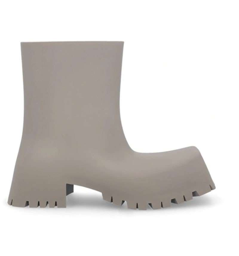 Botte en caoutchouc Balenciaga Trooper Beige (femme) Style