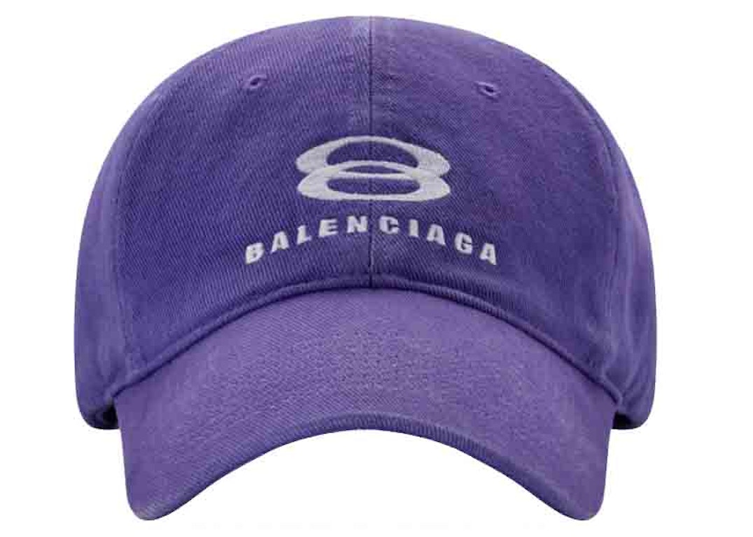 Pre-owned Balenciaga Unity Snowboard Cap (men) Purple