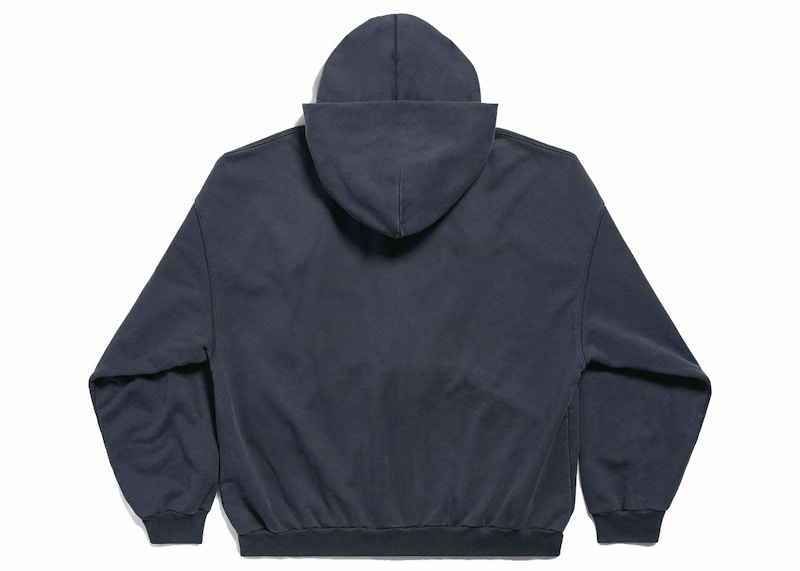 Balenciaga Unity Sports Icon Incognito Zip-Up Oversized Hoodie Dark ...