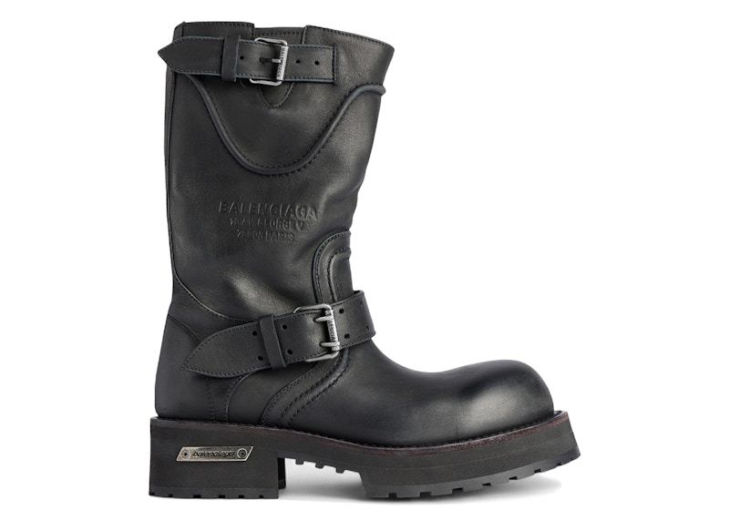 Balenciaga Venom Boot Black Men's - 833581 WCAL1 1080 - US