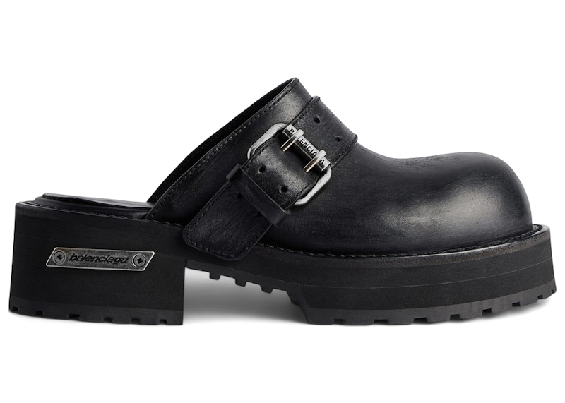 Balenciaga Venom Mule Worn-Out Black Men's - 866723 WBEQ4 1081 - US