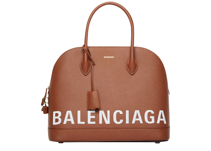 Balenciaga Ville Top Handle S Caramel in Calfskin Leather with
