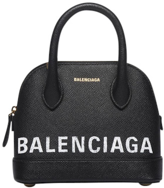Balenciaga Ville XXS Logo Top-Handle Bag