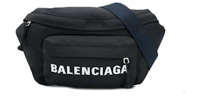 Balenciaga Wheel Belt Bag Black Navy