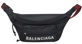 Balenciaga Wheel Belt Pack Navy/Red