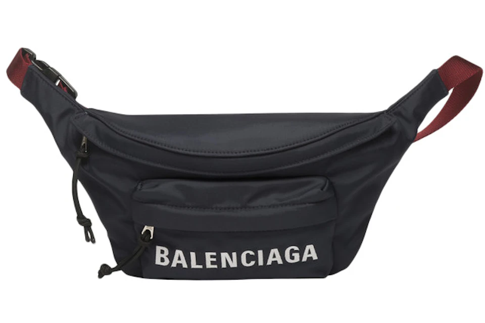 Balenciaga Wheel Belt Pack Navy/Red