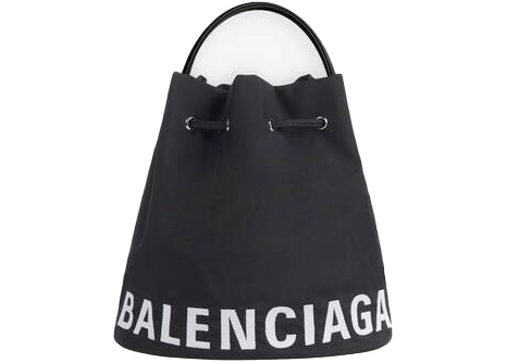 BALENCIAGA  LE CAGOLE XS STRASS STUDDED CROCEFFECT LEATHER BUCKET BAG   Women  Lane Crawford