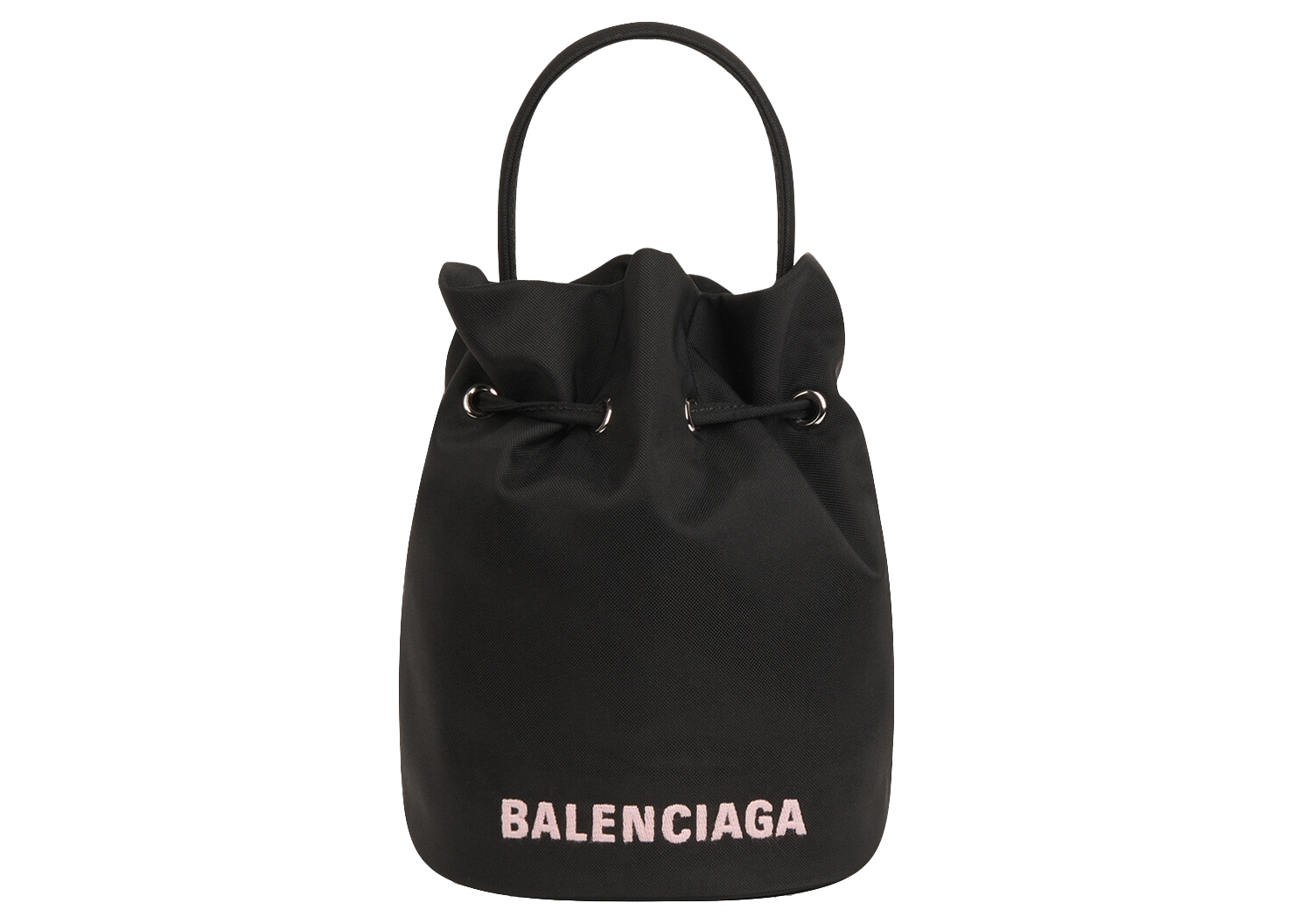 Buy Balenciaga Wheel Xs Canvas Bucket Bag  Pink At 35 Off  Editorialist