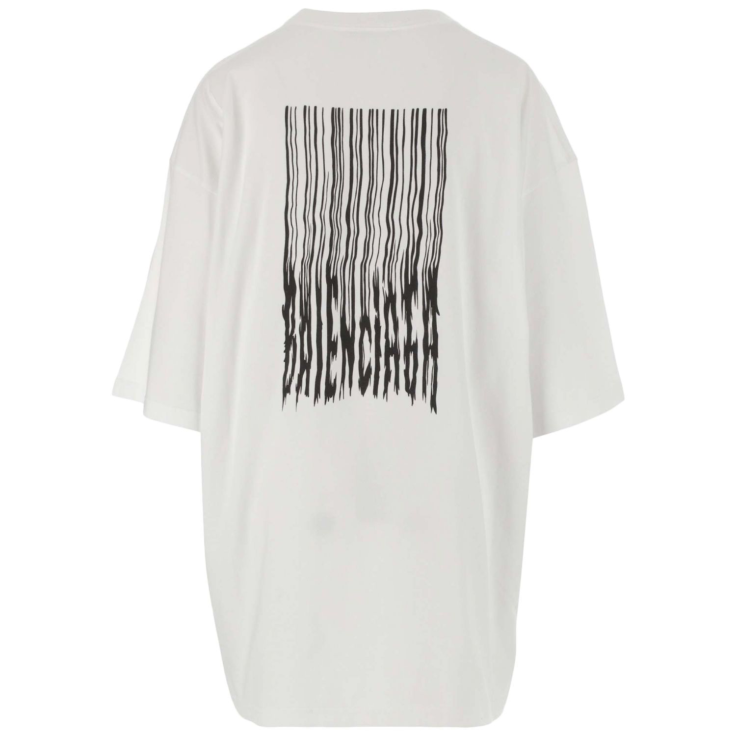 Balenciaga Wide Fit Barcode T-Shirt White