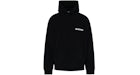 Balenciaga Wide Fit Hoodie Black