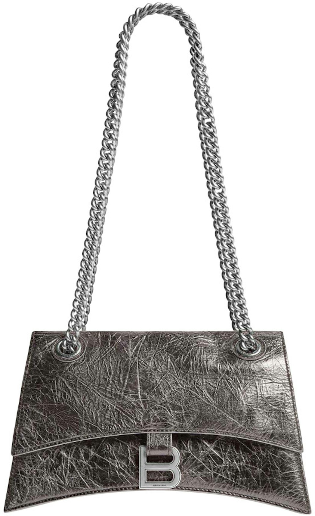 Quilted medium crush handle bag in taupe - Balenciaga