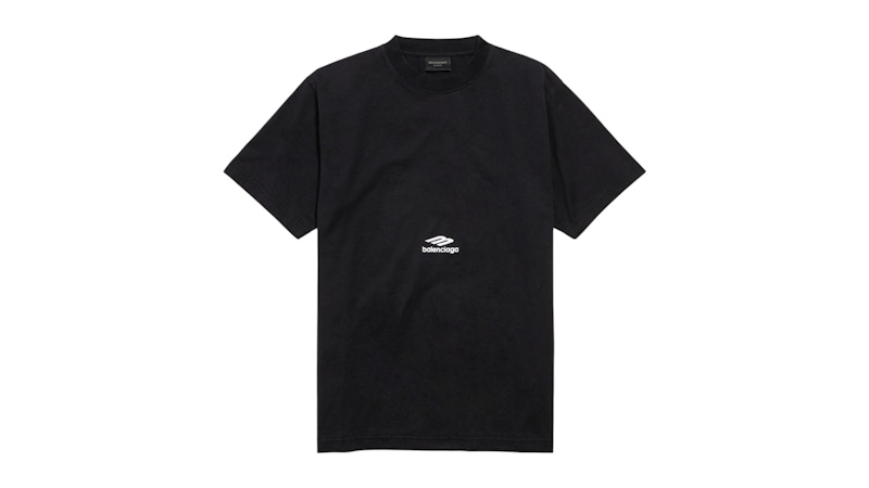Balenciaga Women's 3B Sports Icon T-Shirt Washed Black - FW25 - GB