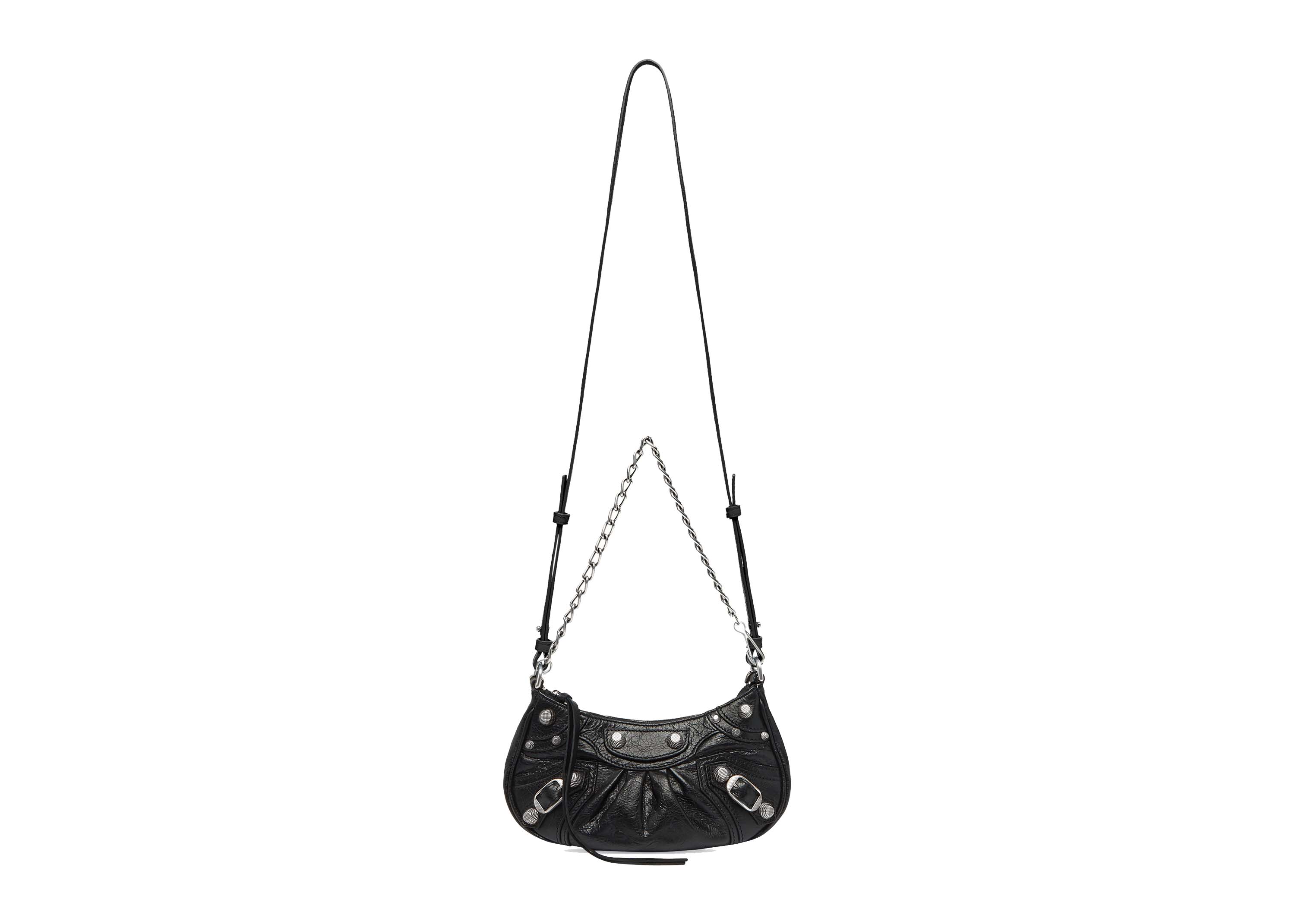 Balenciaga Hourglass Top Handle Mini Bag in White  Lyst