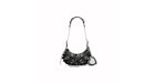 Balenciaga Womens Le Cagole XS Shoulder Bag Black