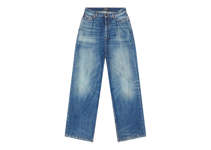 Women's pull store up denim jeans