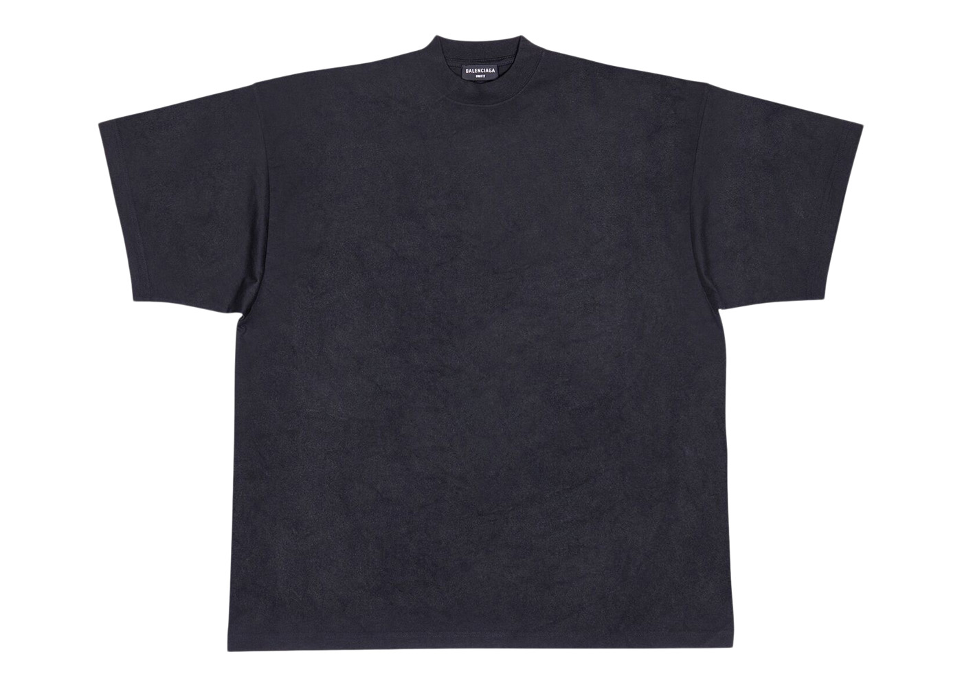 Balenciaga Women's Vintage Tab Oversized T-Shirt Black