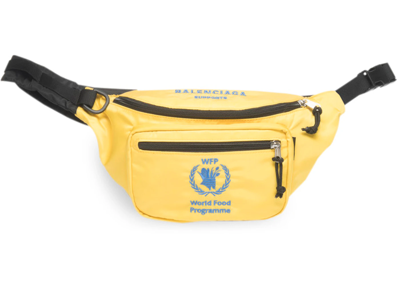Balenciaga World Food Programme Double Pack Jaune Colza In Nylon Us Balenciaga World Food Programme Double Pack Jaune Colza In Nylon Us