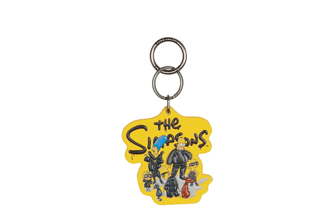 Pre-owned Balenciaga X The Simpsons Keyring Yellow