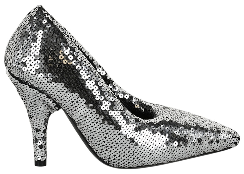 Balenciaga XL Pumps Sequin (Women's) Sneakers in Silver