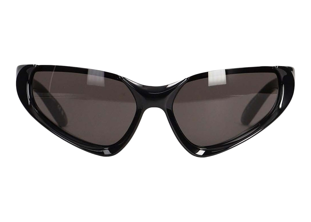 Pre-owned Balenciaga Xpander Rect Sunglasses Black Acrylic (681941t00071000)