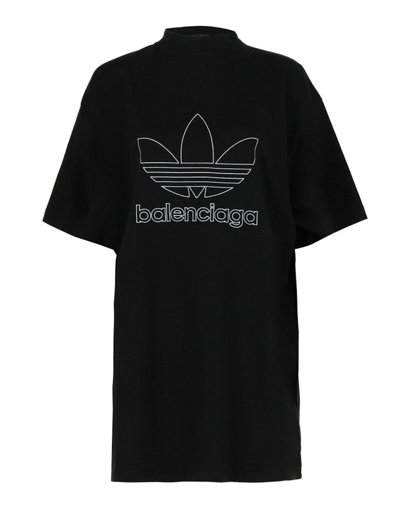 BALENCIAGA adidas Tシャツ Balenciaga x adidas T-Shirt Oversized Black Men's - FW22 - US
