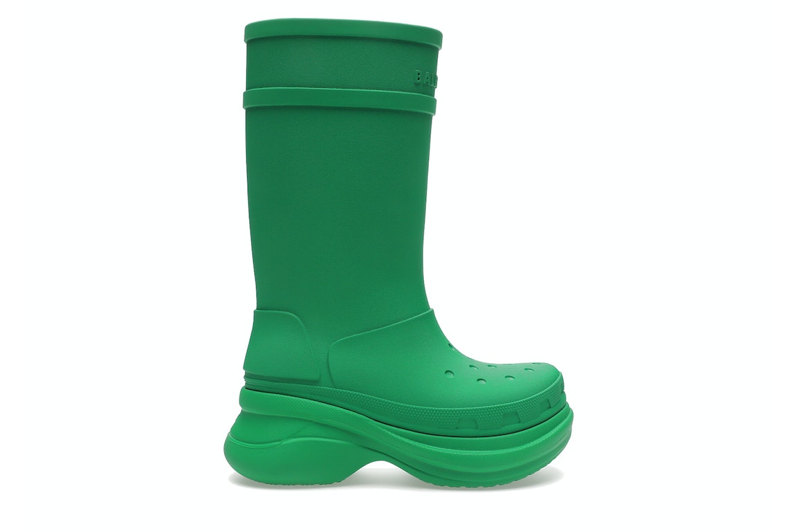 Pre-owned Balenciaga X Crocs Boot Green (women's)