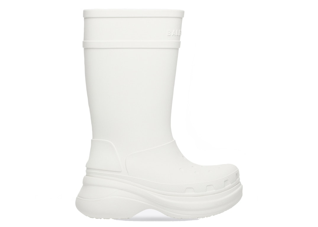 Pre-owned Balenciaga X Crocs Boot White (women's)