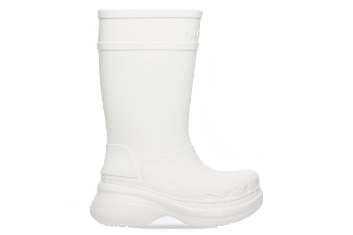 Pre-owned Balenciaga X Crocs Boot White (women's)
