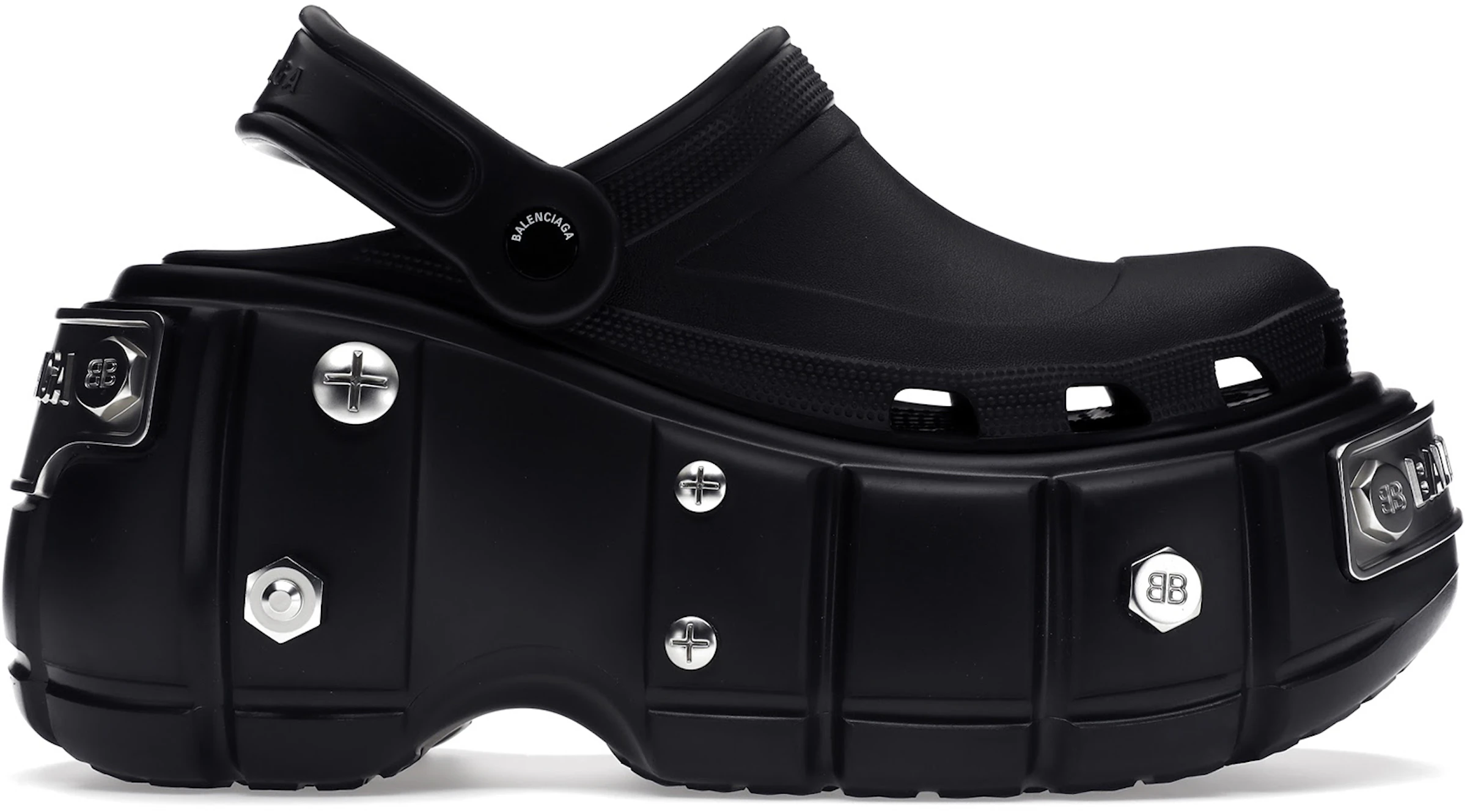 Balenciaga x Crocs Hardcrocs Sandal Black - 687397W1S8N1081 /  687398W1S8N1081 - US