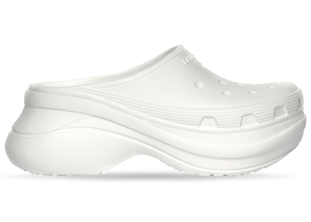 Pre-owned Balenciaga X Crocs Mule White (women's)