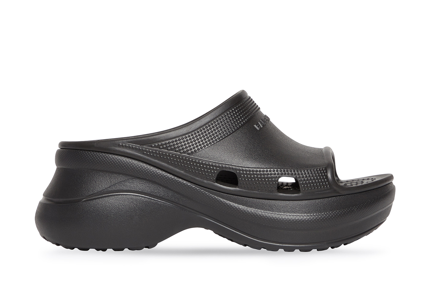 Balenciaga x Crocs Pool Slide Sandals Black (Women's 