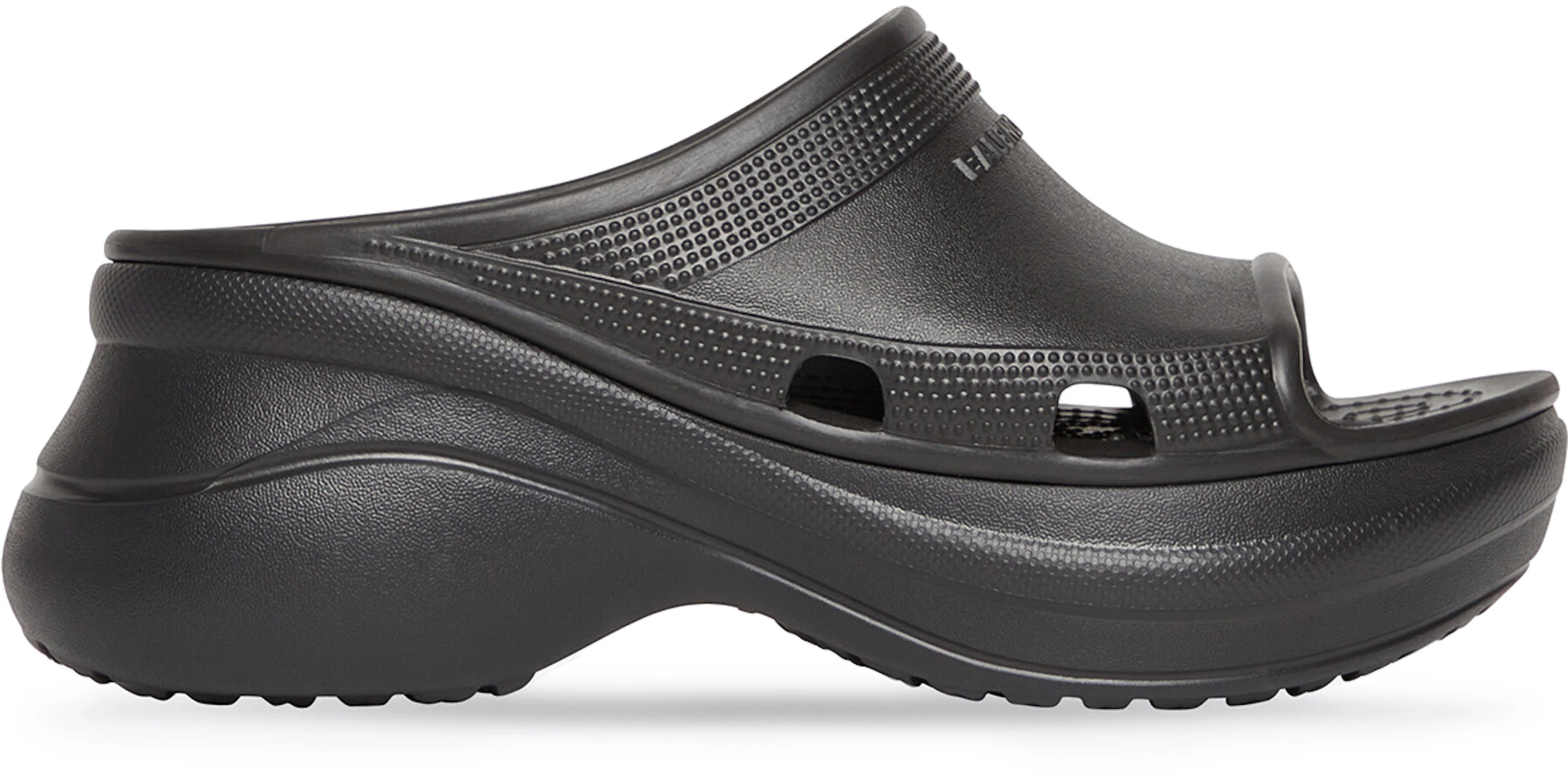 Balenciaga x Crocs Pool Slide Sandals Black (Women's) - 677389W1S8E1000 - US