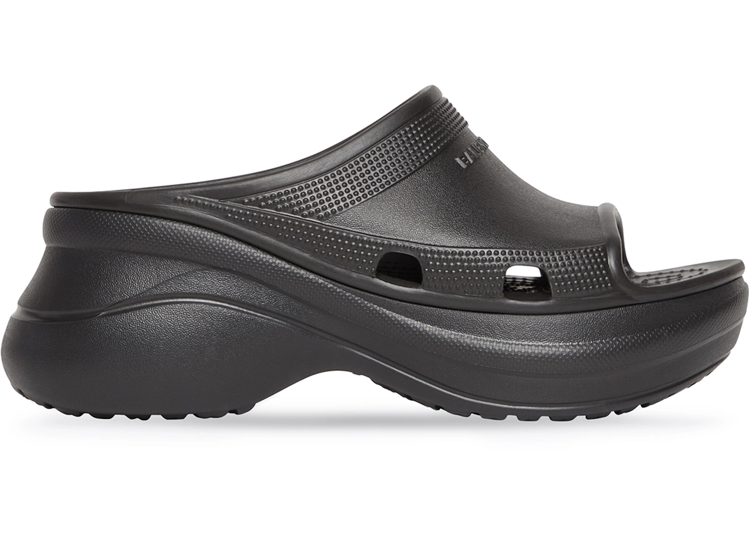 Balenciaga x Crocs Pool Slide Sandals Black (Women's) - 677389W1S8E1000 - GB