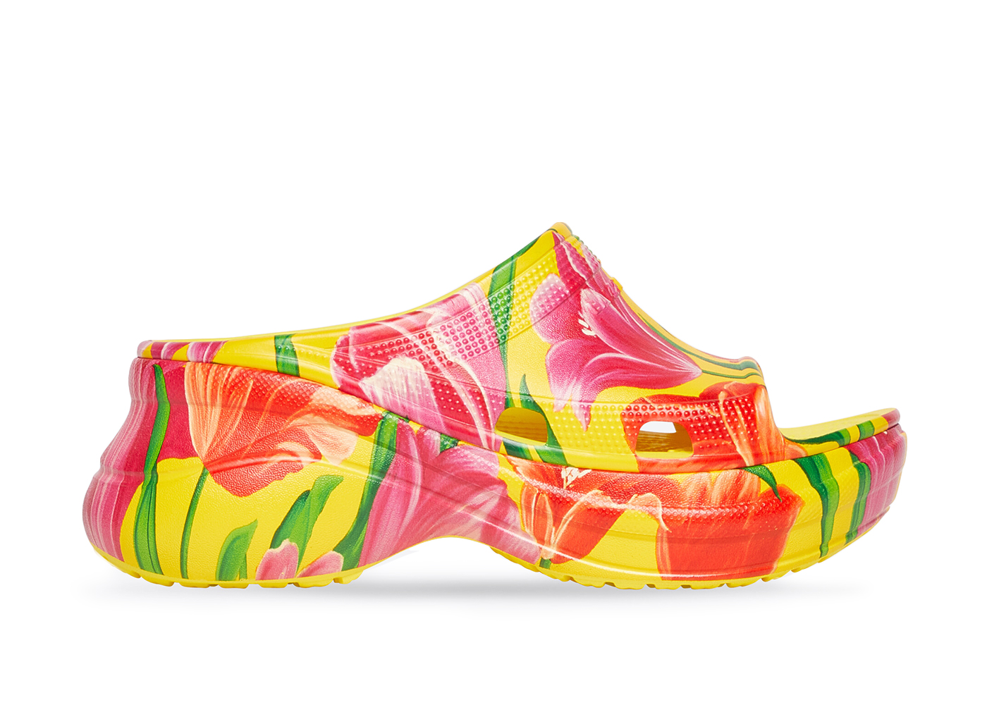 Balenciaga x Crocs Pool Slide Sandals Tulip Print Multi (Women's 