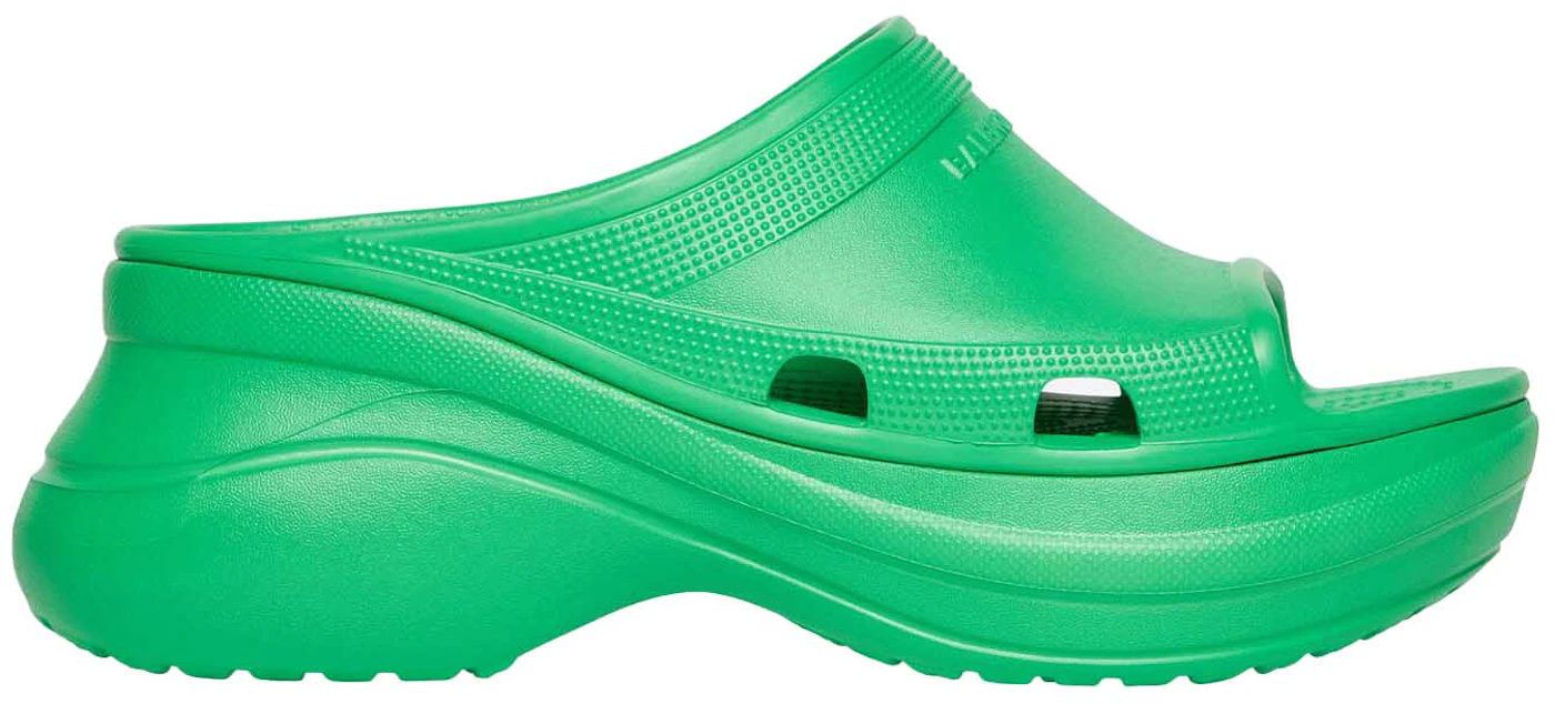 Balenciaga x Crocs Pool Slide Sandals Green (Women's) - 677389W1S8E3033 - US