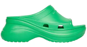 Balenciaga x Crocs Pool Slide Sandals Green (Women's)