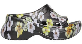 Balenciaga x Crocs Pool Slide Sandals Grey Flower (Women's)