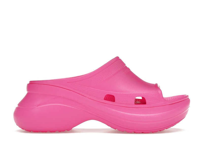 Balenciaga x Crocs Sandali Piscina Slide Rosa donna 677389W1S8E5300 677389W1S8E5000 IT