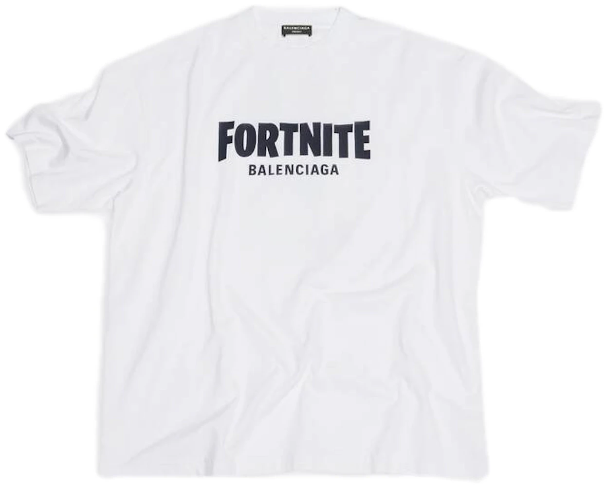 Balenciaga Fortnite漏2021 Logo T-Shirt - White