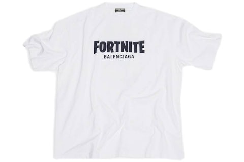 Balenciaga x FORTNITE©2021 Maglietta Medium Fit Bianco Uomo FW21