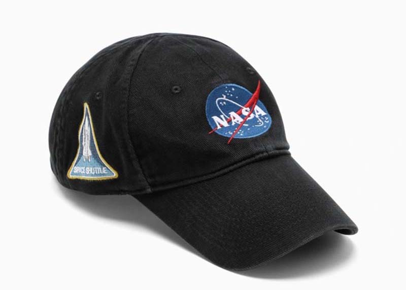 Balenciaga x NASA Baseball Cap Black