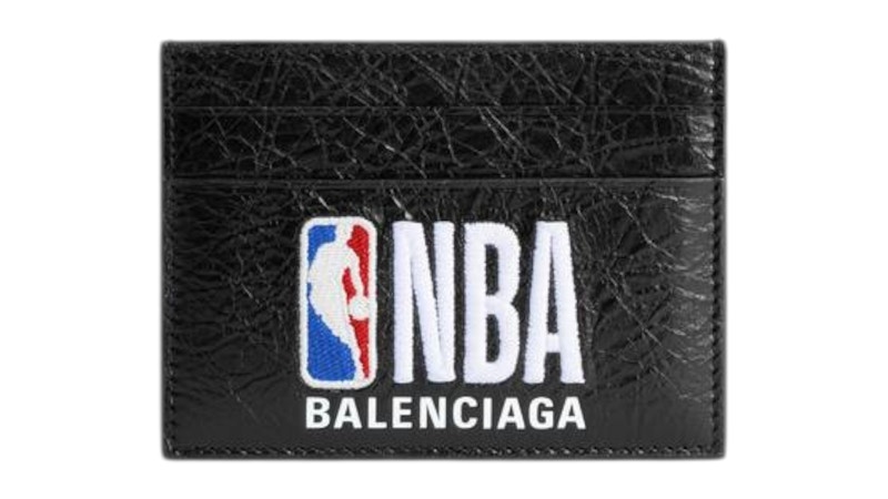 Balenciaga x NBA Cash Cardholder Black Men's - SS26 - US Balenciaga x NBA Cash Cardholder Black Men's - SS26 - US