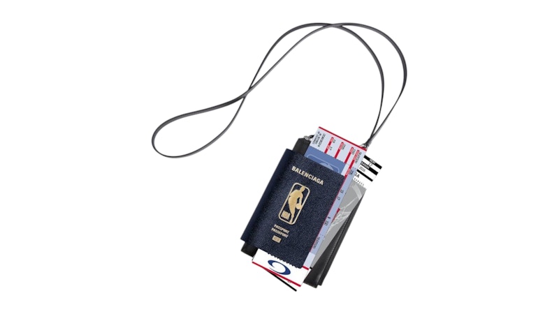 Balenciaga x NBA Passport Phone Holder Blue Men's - SS26 - US