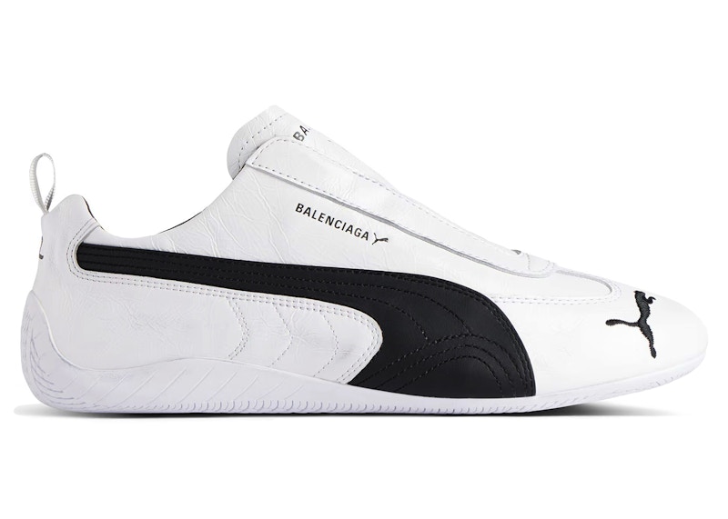 【注目】PUMA x Balenciaga ☆ Speedcat Leather 衝撃コラボ Balenciaga x Puma Speedcat Leather White Black Men's