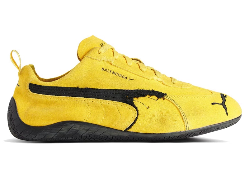 Balenciaga x Puma Speedcat Suede Distressed Yellow Black