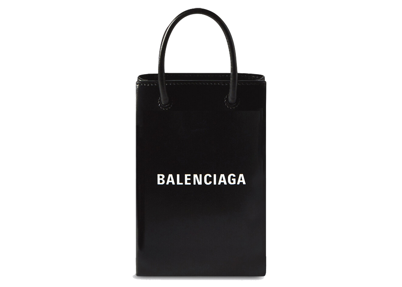 Balenciaga x The Simpsons Mini Shopping Bag Black