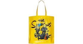 Balenciaga x The Simpsons Shopper Shoulder Tote Bag Medium Yellow