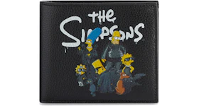 Balenciaga x The Simpsons Square Folded Coin Wallet Black