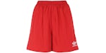 Balenciaga x adidas Crepe Technical Fabric Shorts Red