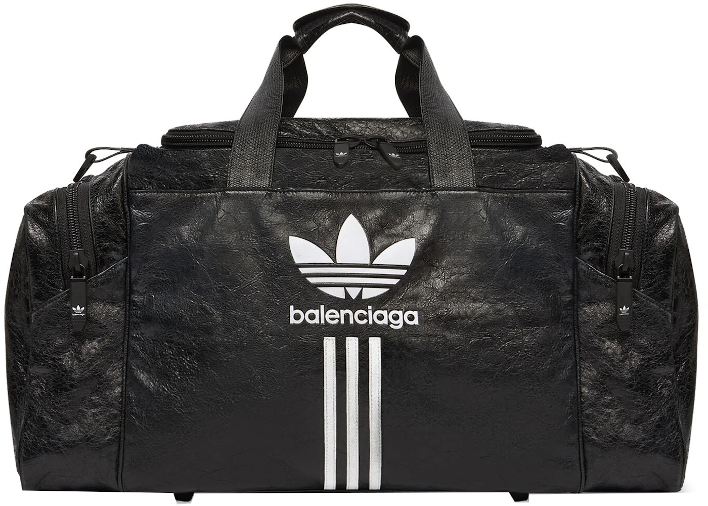 Bolso de gimnasio Balenciaga x adidas en negro in Aged Arena